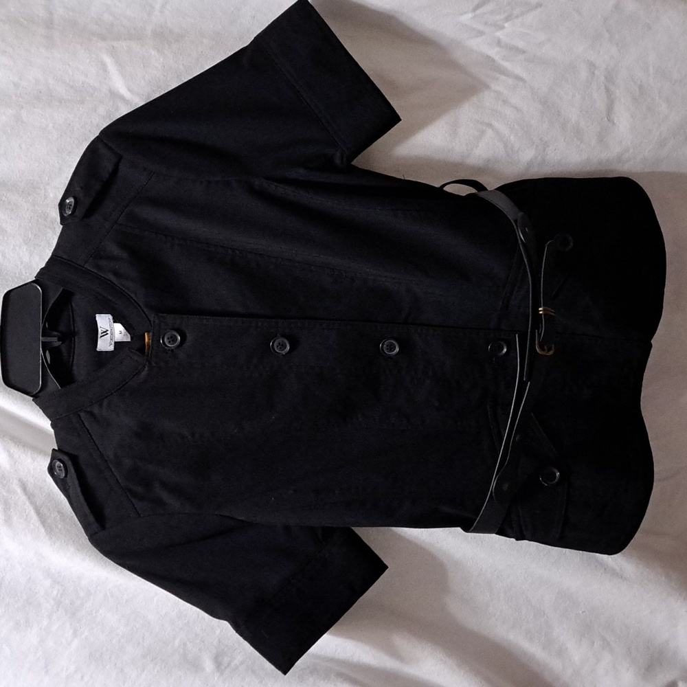 NWT Worthington Women's Black Lined  Jacket/Shirt Size Med